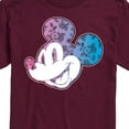 thumbnail image 3 of Mickey & Friends - Mickey Floral Logo - Men's Short Sleeve Graphic T-Shirt, 3 of 5
