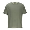 thumbnail image 2 of Fnnxeal Summer T Shirts for Man, Solid Crew Neck Short Sleeve Tops Big and Tall Shirts Casual Mens Army Green Lightweight Tees Size M, 2 of 7
