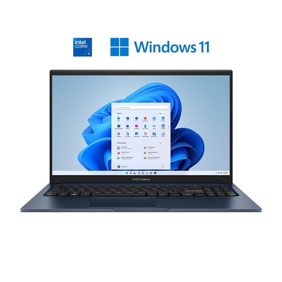 Refurbished ASUS Vivobook 15 Laptop, 15.6 in FHD Display, Intel Core i5-120U Processor, 8 GB RAM, 512 GB SSD, Wi-Fi 6, Fingerprint Reader, Windows 11 Home, Quiet Blue, X1504VAP-WB51-CB
