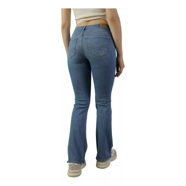 Pantalón Jean Kick Boot Light Wash American Eagle Mujer Bodega