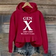thumbnail image 2 of Women's Letter Print Hoodie Long Sleeve Pullover Sweatshirt Casual Warm Winter Fashion Outerwear, 2 of 2