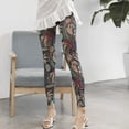 thumbnail image 5 of Leggings de cintura alta para mujer, suaves y elásticos, pantalones pitillo con estampado de moda para mujer, leggings deportivos para fitness y yoga para verano 2024, 5 of 5
