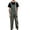 Green, variant on Men's Pants – Work Ready Travel Joggers for Fitness Men's Bib Overalls Fashion Relaxed Fit Casual Jumpsuit Cotton Lightweight Overalls With Pockets