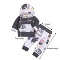thumbnail image 5 of Vedolay Girls Sets Kids Toddler Girls Clothes Fall T-Shirt and Pants Set,Gray 12-24 Months, 5 of 5