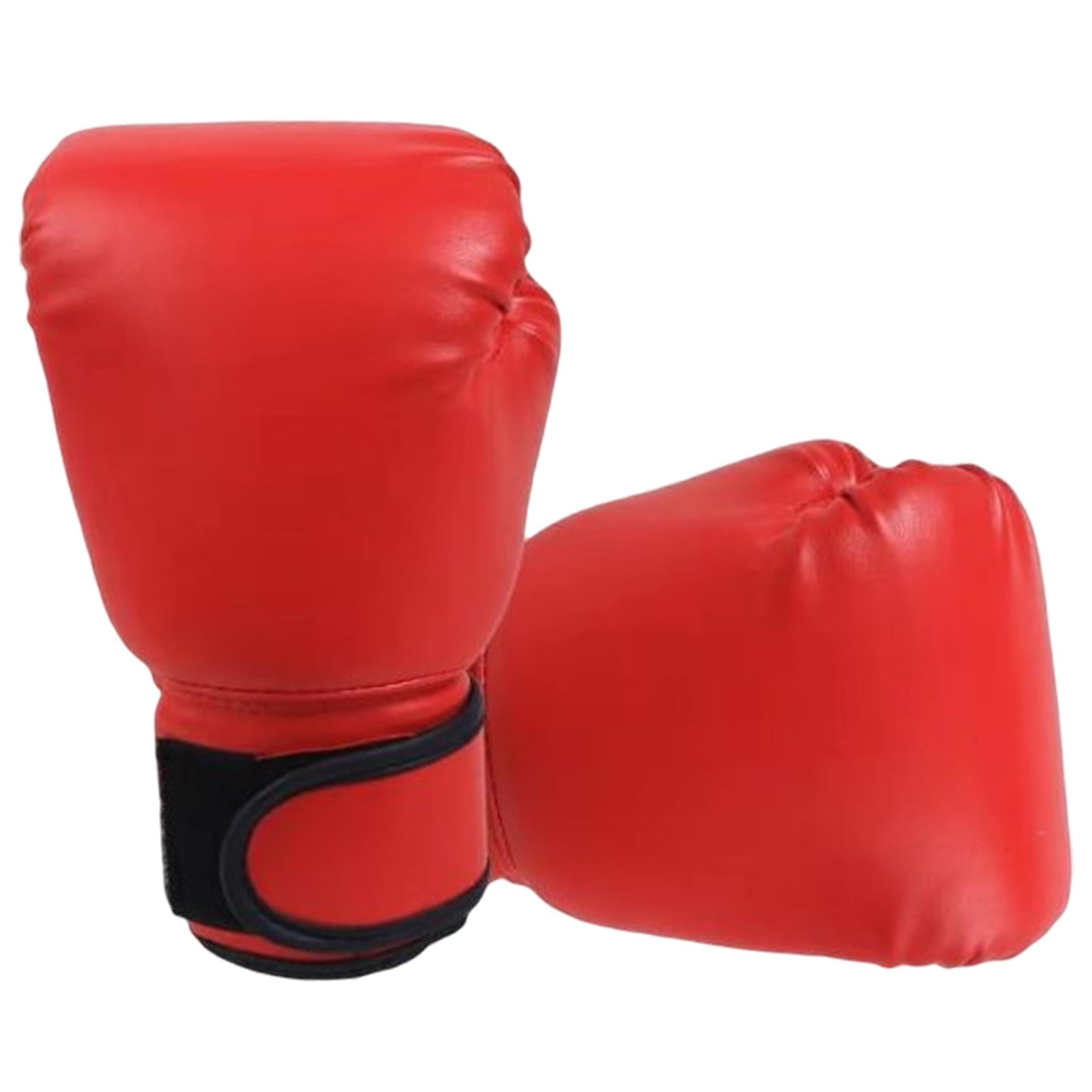 Short Boxing Gloves Training MMA Pu Punching Half Fighting Muay Thai Gym Punch 
