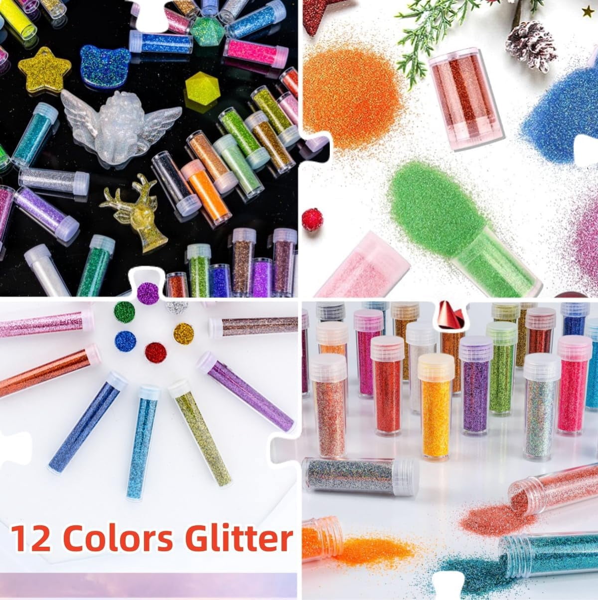Cup Turner for Crafts Tumbler,Tumbler Cup Spinner,Glitter Powder,Epoxy Resin kit for Tumblers for Beginners with Foam