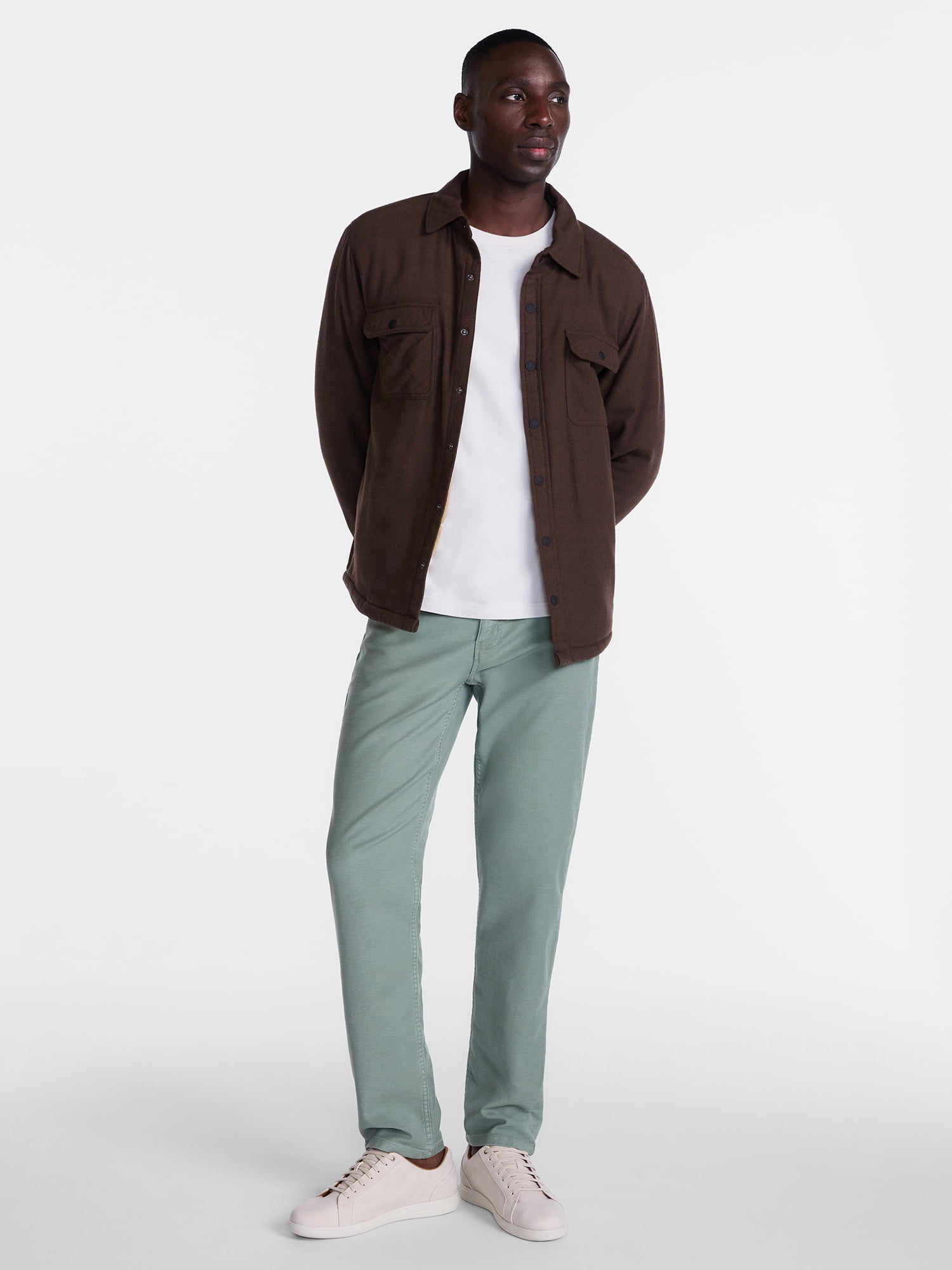 George Men's and Big Men's 5 Pocket Terry Pants, Sizes 29x30 to 44x30