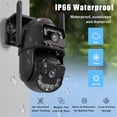 thumbnail image 2 of LINKPAL Dual Lens Solar Security Cameras Wireless Outdoor, 2.4G WiFi, 360° View Pan/Tilt with 6MP Color Night Vision, Motion Detection, 2-Way Audio, Spotlight Siren, Easy to Install, 2 of 7
