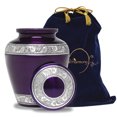 thumbnail image 3 of Eternal Harmony Cremation Urn for Human Ashes | Funeral Urn Carefully Handcrafted with Elegant Finishes to Honor and Remember Your Loved One | Adult Urn Large Size with Beautiful Velvet Bag, 3 of 6