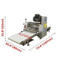 thumbnail image 2 of Machine Commerciale de Pliage de Pâte de Bureau, Machine à Pâtisser de Comptoir, Machine d'Aplatissement de Pâte pour Boulangerie 110 V, 2 of 18