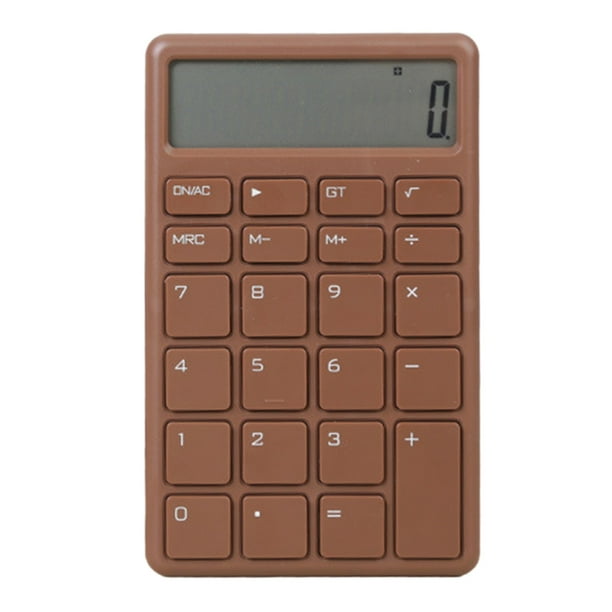 Mini Calculadora Calculadora Pequeña Portátil Con Pantalla LCD Tranquila Pantalla Ancha De Pantalla Amplia Para Los Estudiantes De La Escuela En El Hogar
