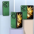 thumbnail image 4 of TECH CIRCLE for One Plus Open/Oppo Find N3 7.82" 2023 Case, Built-in Front Tempered Film PU Leather Skin Weai-resistant Shockproof Drop Resistant Anti-scratch PC Backplane Slim Lightweight Cover,Green, 4 of 5