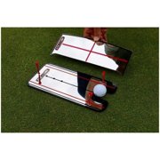 EyeLine Golf Small Putting Alignment Shoulder Mirror - Portable Aids to Improve Your Putting Setup, Eye Placement, Putter Face Angle, Starting Line & Much More