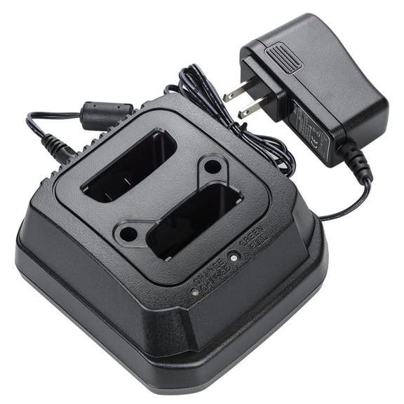 MTP850 2-Bank Battery Charger For Motorola MTP850 Two Way Radio  FTN-6574B FTN6574A FTN6574 Battery Charging Station