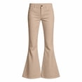 thumbnail image 3 of MuXiKeJi Clothes Girl Uniform Flare Leg Trouser High Waist Bootcut Dress Pants | Girl Uniform Flare Leg Trouser High Waist Bootcut Dress Pants, 3 of 7