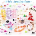thumbnail image 6 of Assorted Acrylic Beads, 170-230PCS Mixed Colors Cute Beads for Bracelet Making, Aesthetic GummyBear Bow Flower Butterfly Kawaii Charms for Jewelry Making DIY Necklace Keychain Phone Charm, 6 of 12