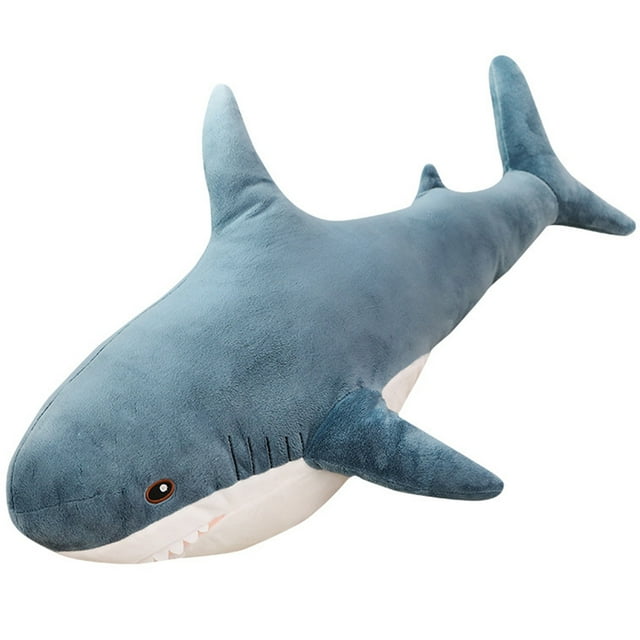 Juguete de Tiburón de Peluche Muñeco de Peluche Lindo y Esponjoso Almohada Suave para Abrazar a la Mascota Durmiente Peluches Abrazables de Animales Marinos Juguete de ANGGREK Otros