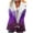 Purple womens coat, variant on Usmixi Womens Winter Plush Coat Trench Coat for Women Fashion Gradient Print Padded Thickened Fleece Lined Overcoat Open Front Lapel Loose Jacket with Pocket 2023 Plush Coat