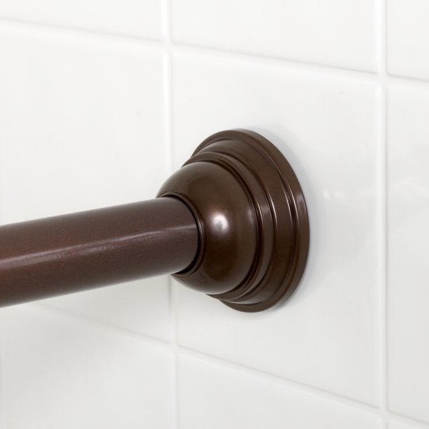 Zenna Home 775RB Chrome Adjustable Shower Rod