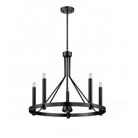 Nuvo Lighting 60/5243 Chandeliers Telegraph Indoor Lighting; Hazel Bronze