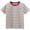 B9 Red, variant on Glisme Kids Boys Tops Striped Print Short Sleeve Crew Neck Shirt Summer Comfortable Toddler Boys T-Shirt Size 3-4 Years Red