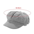thumbnail image 4 of Sombrero octogonal clásico, de invierno cómoda y versátil de otoño para viajes cortos, mochilero, pesca callejera al aire libre , GRIS, 4 of 8