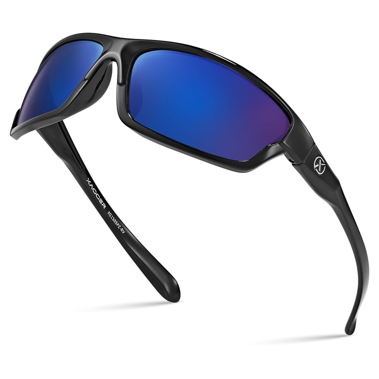 Xagger Wrap Around Polarized Sports Sunglasses for Men Women  display picture 1