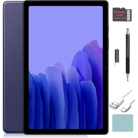 New Samsung Galaxy Tab A7 10.4-inch (2000x1200) Display Wi-Fi Only Tablet, Snapdragon 662, 3GB RAM, Bluetooth, Dolby Atmos Audio, 7040mAh Battery, Android 10 OS with Mazepoly Accessories (64GB, Gray)
