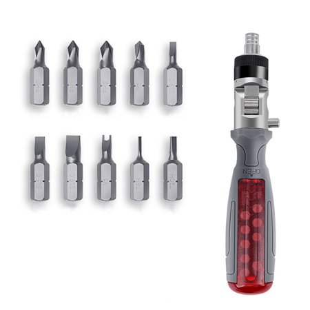 11 in 1 Ratcheting Multitool Screwdriver Multi-function Screwdriver Professional Screwdriver Repair Tool