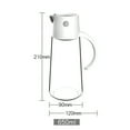 thumbnail image 2 of Olive Oil Dispenser Bottle Cooking Oil Container Glass Oil Carafe Automatic Flip Oil Bottle, 2 of 8