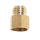thumbnail image 1 of Copper CO2 Adapter Tr21-4 Female to Tr21-3 Male Thread, 1 of 4