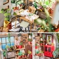 thumbnail image 6 of Rolife DIY Miniature Wooden DollHouse Kit with Furniture Model Building Set Birthday Gift for Child Adult(Emily's Flower Shop), 6 of 6
