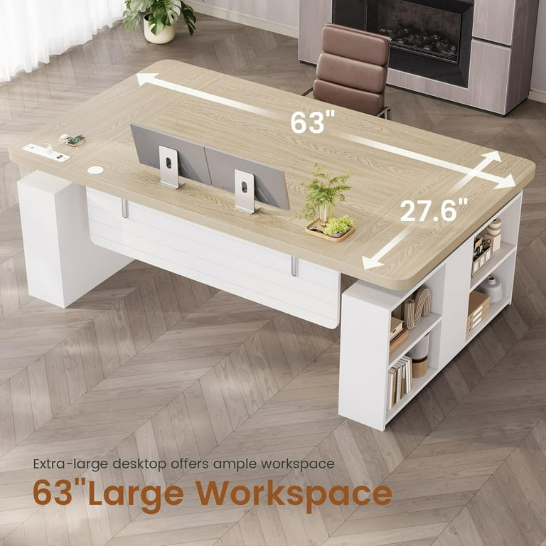 Sedeta 63 inch Standing Office Desk, Height Adjustable with