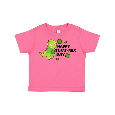 

Inktastic Happy St Pat-Rex Day with Dinosaur Gift Toddler Boy or Toddler Girl T-Shirt