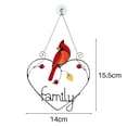 thumbnail image 2 of Toystoory Panel de ventana manchada, adornos colgantes de pájaros, atrapasoles para decoración del hogar Decoración del hogar Numero 3 Toystoory HA043093-03, 2 of 6