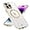 White(Magnetic), variant on Clear Phone Case for iPhone 7 Plus Case iPhone 8 Plus Case, Transparent Soft TPU Plating Bumper Anti-Scratch Shockproof Protective Case Cover - Lilac Purple