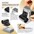 thumbnail image 2 of Kit de plantillas con orificios de bolsillo HOWOOD Professional Metal con aspiradora, 2 of 6