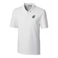thumbnail image 2 of Men's Cutter & Buck White Kansas Jayhawks Big & Tall Forge Stretch Polo, 2 of 3