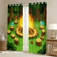 thumbnail image 2 of Feelyou Rustic Camping Black Out Curtains for Teens, Cute Birds Ladybug Curtains Pack of 2 (42x63 Each), Cartoon Adventure Theme Bedroom Curtains, Curtains and Drapes Home Decor, 2 of 6