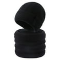 thumbnail image 1 of Bib Hat Scarf Set Winter Knitted Woolen Accessories Warm Thickened Padded Outdoor Combo for Cold Weather, 1 of 6