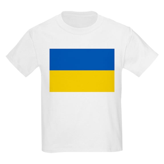 CafePress - Ukraine Flag T Shirt - Light T-Shirt Kids XS-XL