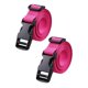thumbnail image 5 of 2 piezas Cartes de carrito de golf correas de nylon cornas de unión para la maleta Cinturones de sujetador de hebilla de liberación rápida práctica Rosa rojo, 5 of 8