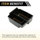 thumbnail image 5 of Bandeja organizadora del consola central Unique Bargains para Jeep Wrangler JK JKU Rubicon Sport 2011-2018, bandeja de almacenamiento del reposabrazos, plástico negro y naranja, 5 of 6