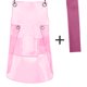 thumbnail image 2 of Delantal Casa Transparente para Peluquería (cinta) Rosa, 2 of 5