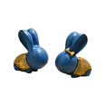 thumbnail image 4 of Adorno de conejo perfecl 2 piezas estatua de Resina Azul, 4 of 8