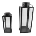 thumbnail image 4 of Farol De Vela De Hierro, Diseño Hueco, Candelabro Colgante De Metal Decorativo Vintage Con Vidrio Transparente, Para Sala De Estar, Comedor, Patio, 4 of 8