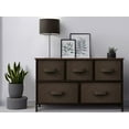 thumbnail image 3 of Commode Cube de Rangement - Brun, 3 of 9