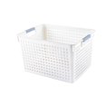 thumbnail image 1 of estilo Petit Panier De Rangement Rectangulaire, Blanc Vintage, 1 of 5