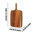 thumbnail image 3 of Solid Wood Cutting Board Kitchen Chopping Block Multipurpose Pizza Steak Board Durable Wooden Cutting Board for Vegetables Meat Prep, 3 of 5