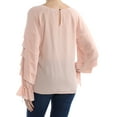 thumbnail image 2 of 1.STATE Womens Tiered Knit Blouse, Pink, Medium, 2 of 2